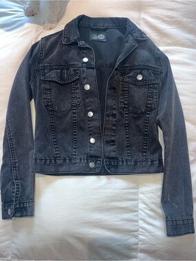 Cheap Monday Black Washed Denim Jacket